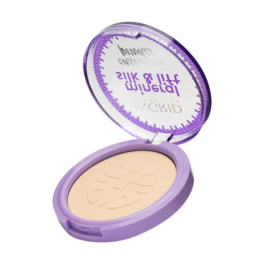 Компактна пудра для обличчя Ingrid Cosmetics Mineral Silk &amp; Lift Cashmere 01, 8 г